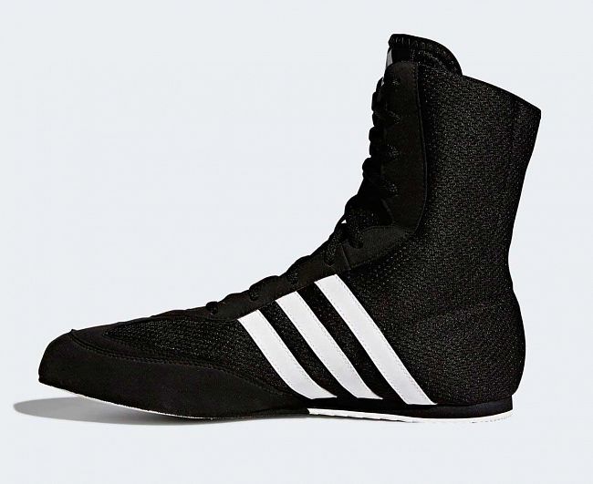 Фотографии Боксерки Adidas Box Hog 2.0 черно-белые