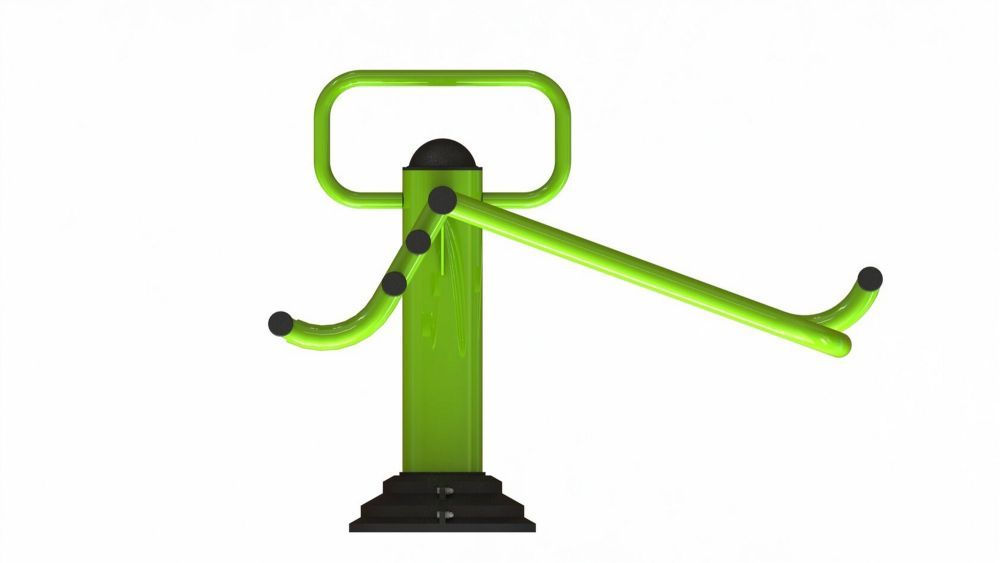 Фотографии Уличный тренажер взрослый Пресс для двоих Pioner A17013