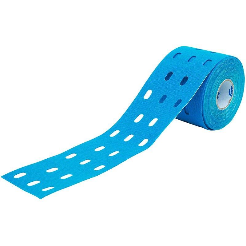 Фотографии Тейп кинезиологический CureTape Punch Blue, перфорированный