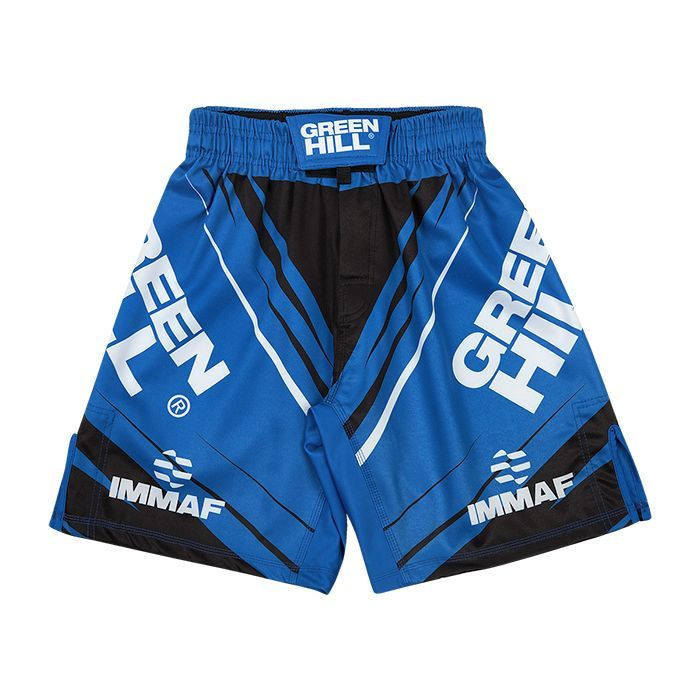 Фотографии Шорты Green Hill MMA SHORT IMMAF approved MMI-4022, синие