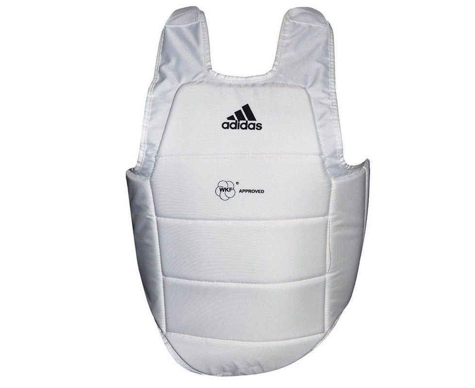 Фото Защита корпуса Adidas Chest Guard WKF белая adiP03