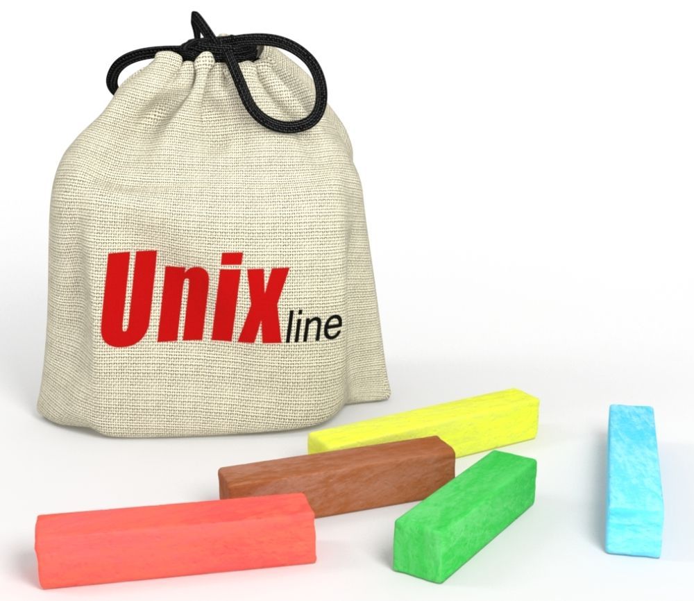 Фото Мелки для рисования на батуте UNIX Line (5шт.)