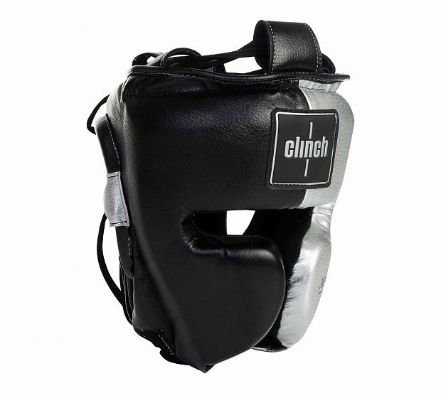 Фотографии Шлем боксерский Clinch Punch 2.0 C145 черно-серебристый