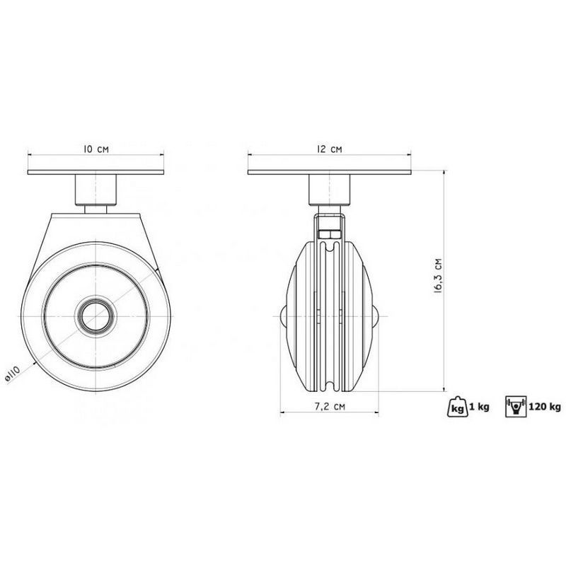 Блоки потолочные Marbo MH-W107