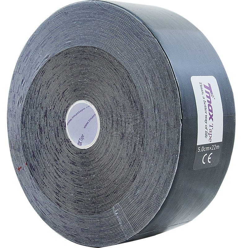 Фото Тейп кинезиологический Tmax 22m Extra Sticky Black черный