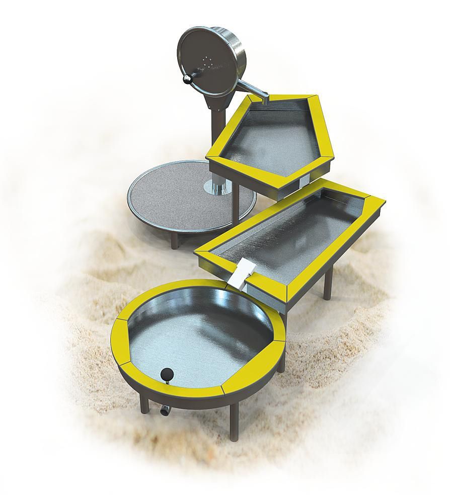 Фото Детская площадка для игр с песком и водой Нептун