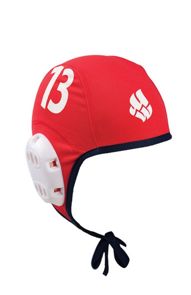 Фото Шапочка для водного поло Mad Wave Waterpolo Caps M0597 01 13 05W красный