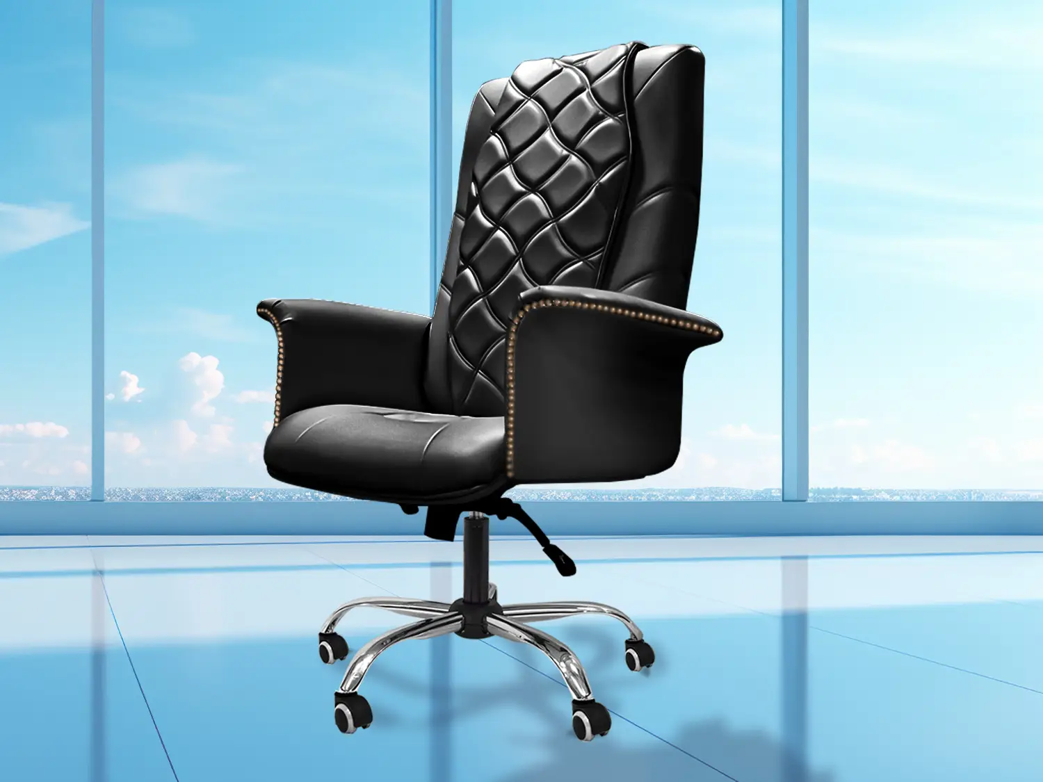 Офисное массажное кресло EGO PRIME EG1003 Антрацит (Арпатек)