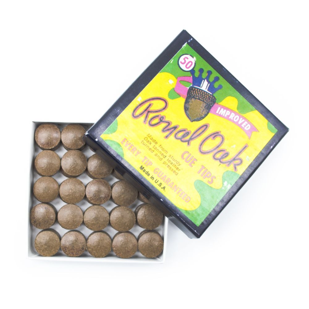 Фотографии Коробка наклеек для кия "Royal Oak"13 мм (50 шт)