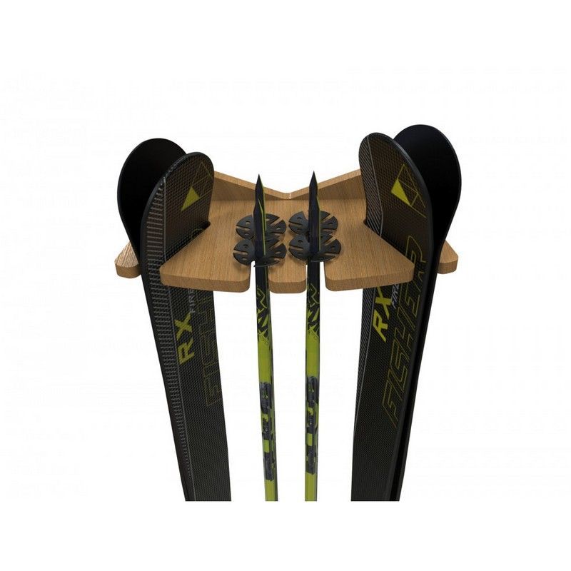 Фотографии Настенная вешалка F-2 для горных лыж и лыжных палок  F-2