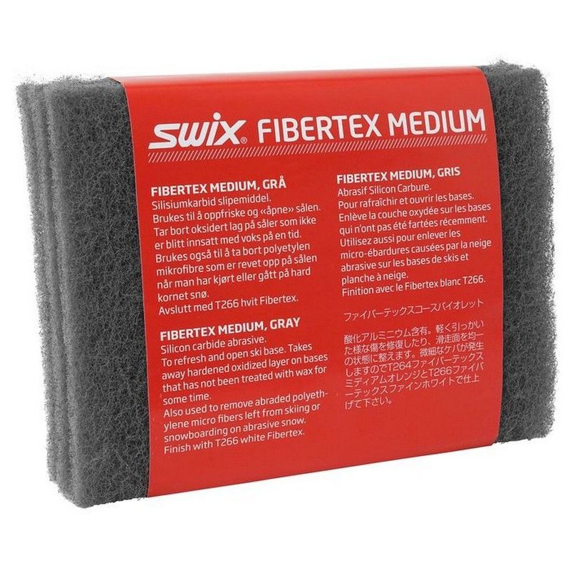 Фотографии Фибертекс Swix (T0264N) (мелкий абразив, серый, 3 листа 110х150 мм)