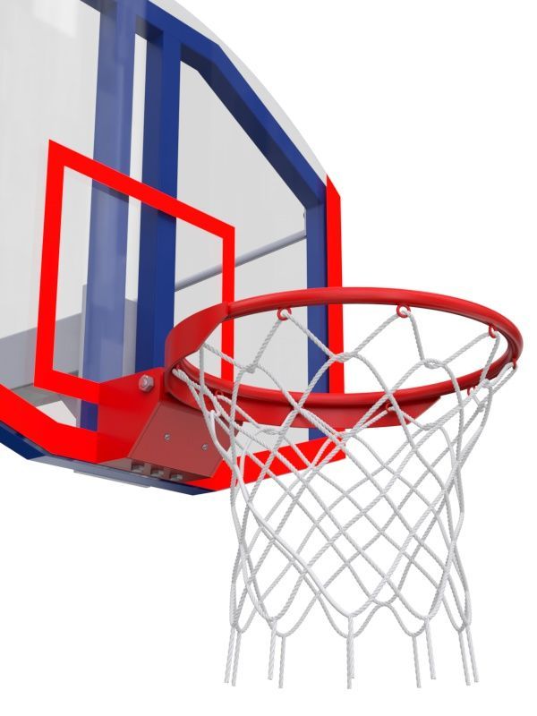 Фотографии Стойка регулируемая со стритбольным щитом из оргстекла и массовым кольцом  Pioner A13435