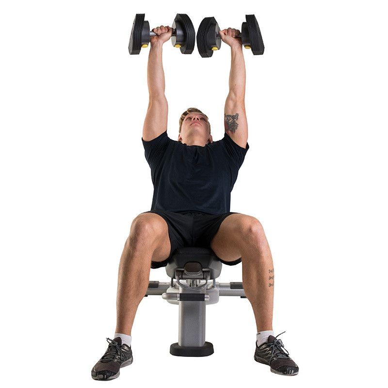 Гантели наборные MX Select MX-55, вес 4.5-24.9 кг, 2 шт без стойки