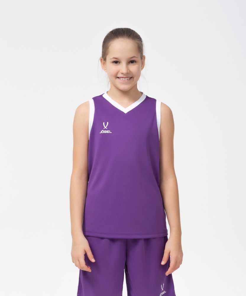 Фотографии Майка баскетбольная Camp Basic, фиолетовый, детский