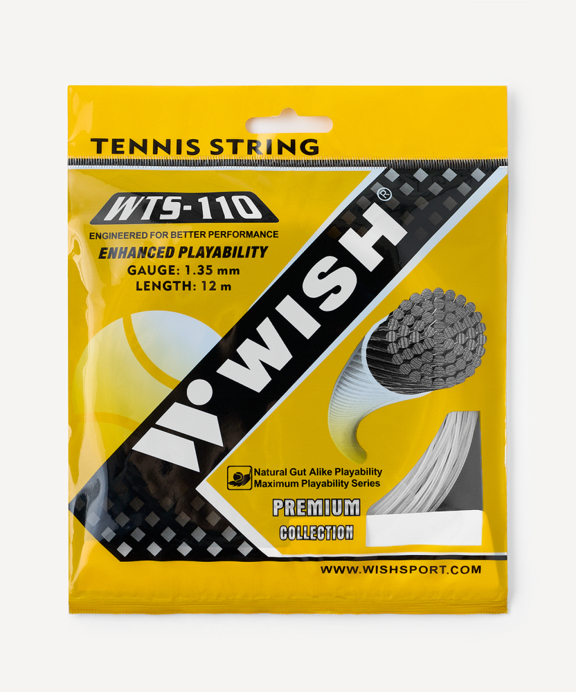 Фотографии Струна для теннисной ракетки WISH String WS-110, серый