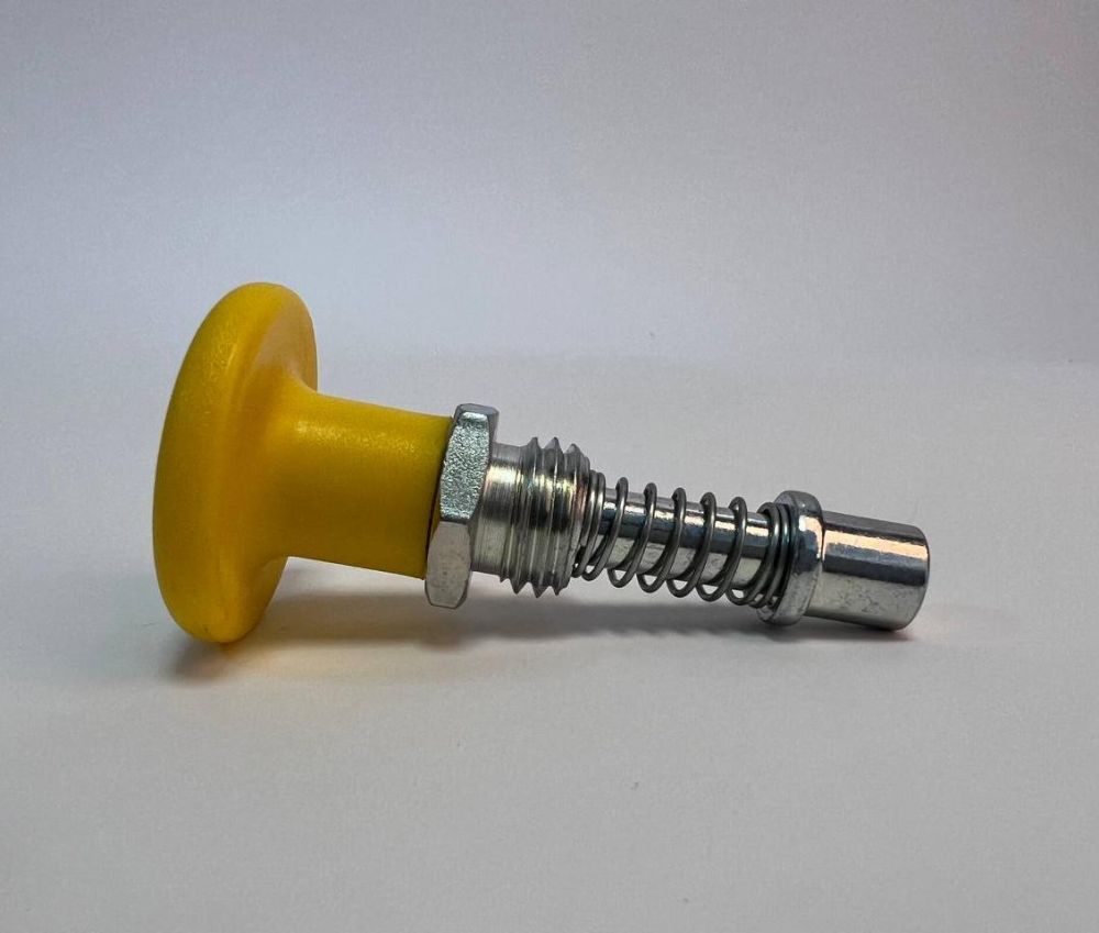 Фото Фиксатор подпружиненный с желтой головкой 8,5 см