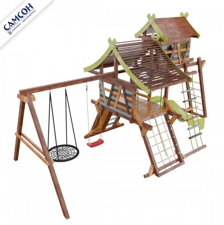 Фотографии Детская игровая площадка Самсон Хижина Аквитания