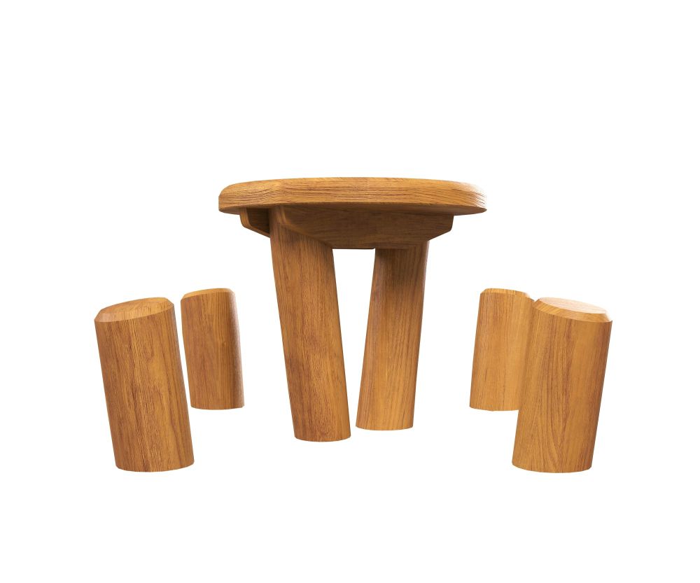 Фотографии Стол с пеньками HARDWOOD «Лесной»