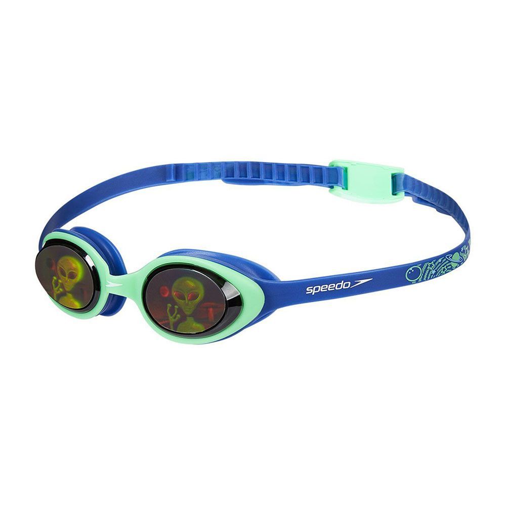 Фото Очки для плавания детские SPEEDO Illusion 3D Print Jr,8-11597C620A, голографические линзы