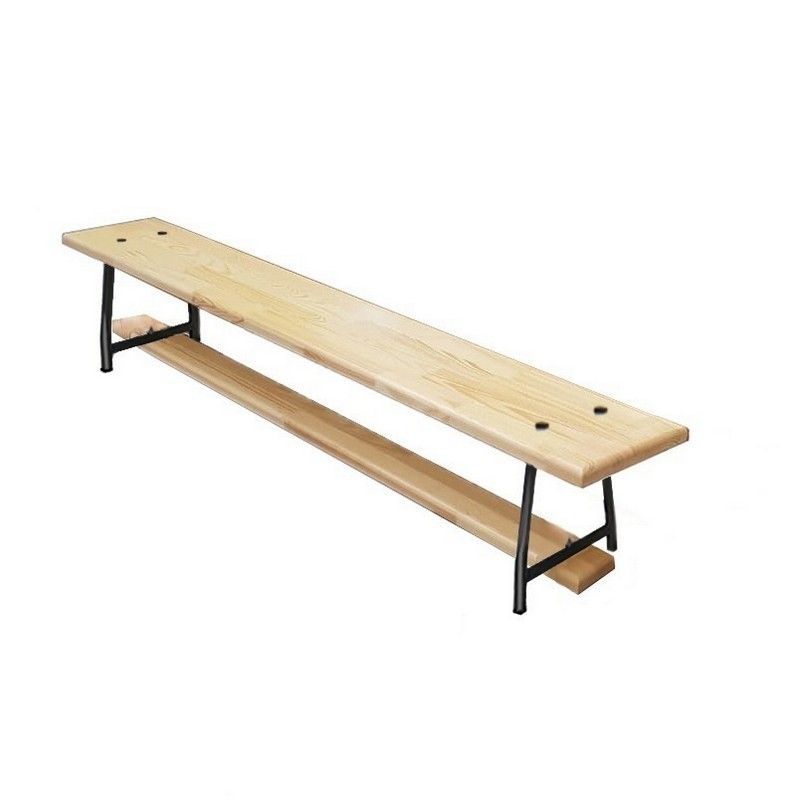 Фотографии Скамейка гимнастическая 100 см (щит дерево) ножки метал  Pioner A12722