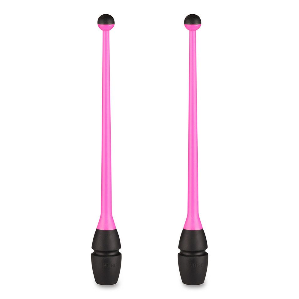 Фотографии Булавы для художественной гимнастики Indigo IN018-PB розово-черный