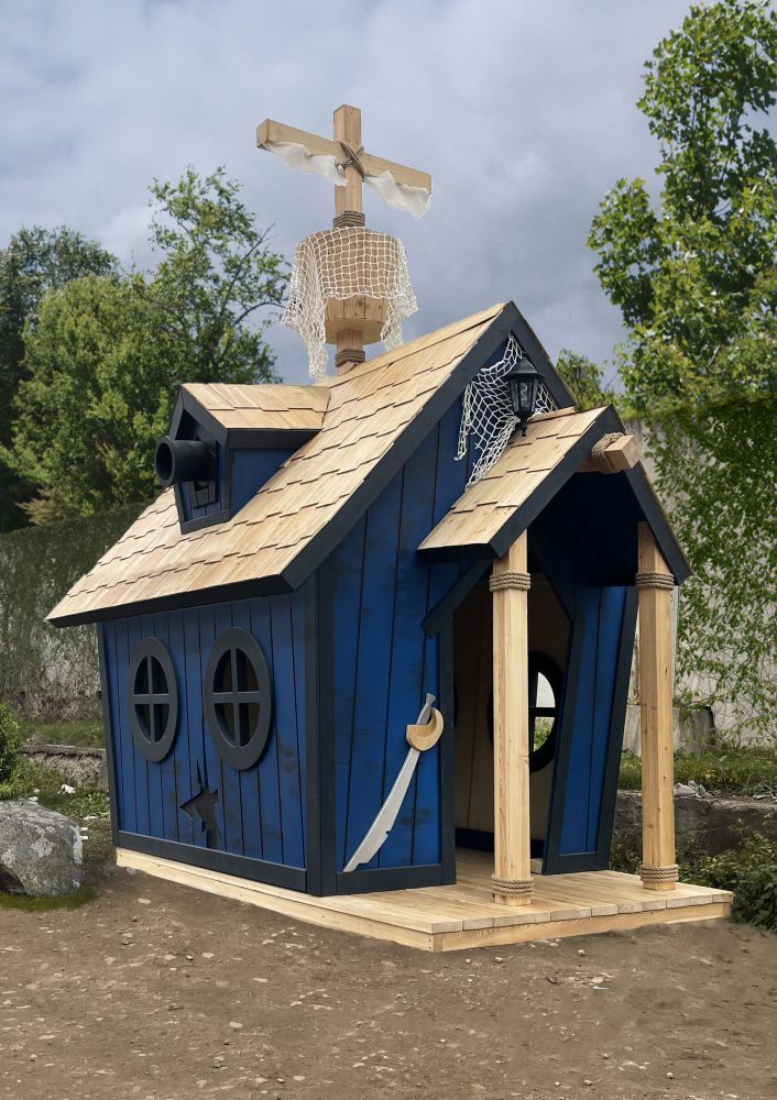 Фотографии Домик игровой Kids Crooked House Пиратский Корабль