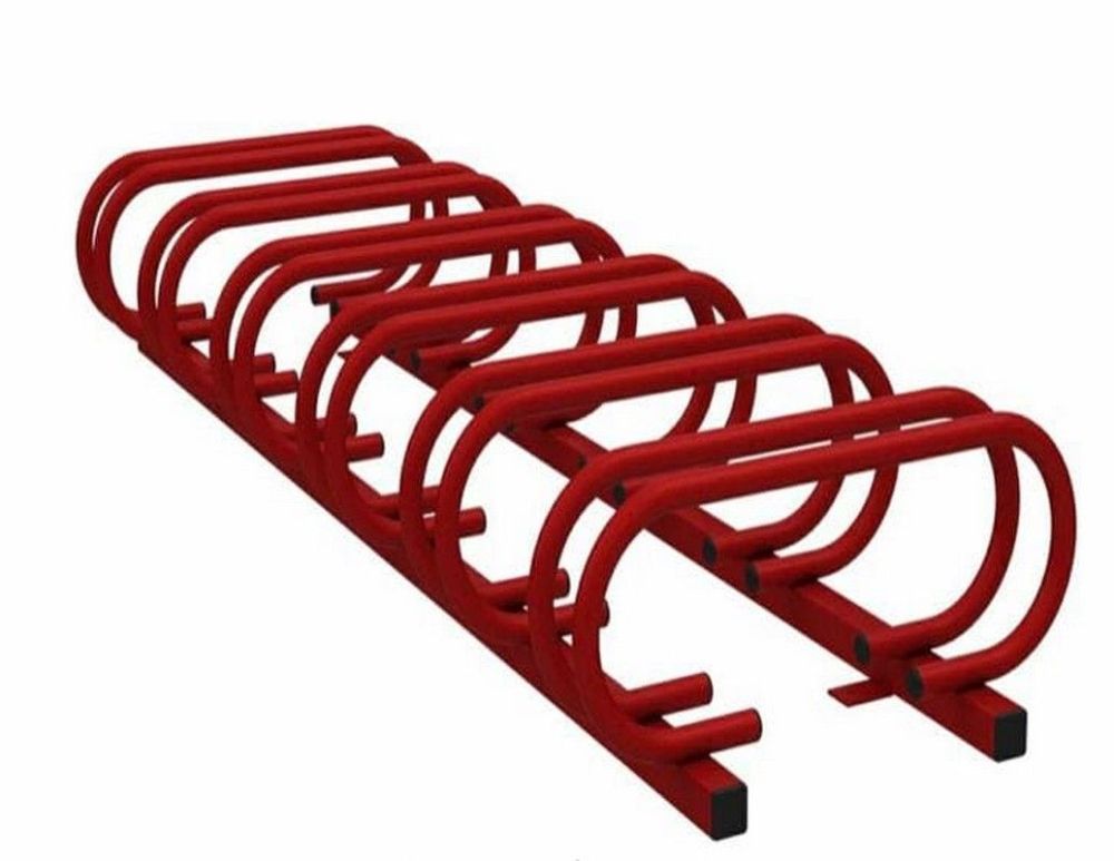 Фотографии Велопарковка на 6 веломест цельносварная  Pioner A10145