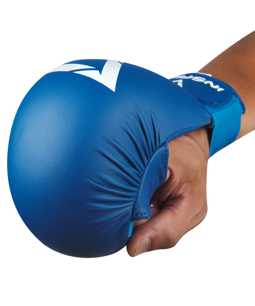 Накладки для карате MANTIS, ПУ, синий