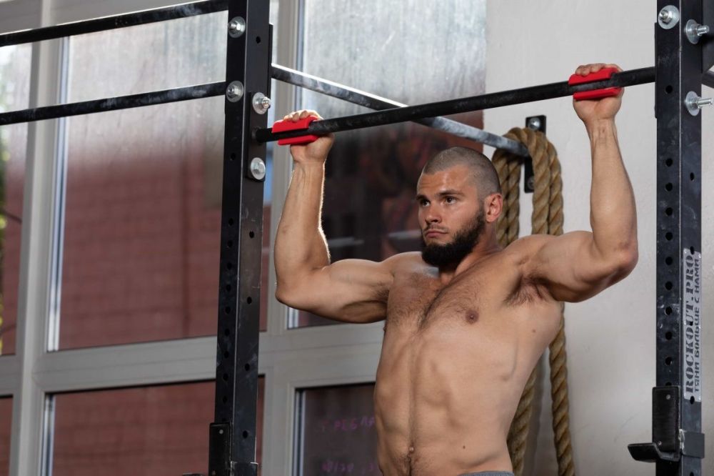 Расширитель для грифа и турника RED Skill 25-28 мм плоский, 50*100 мм, пара