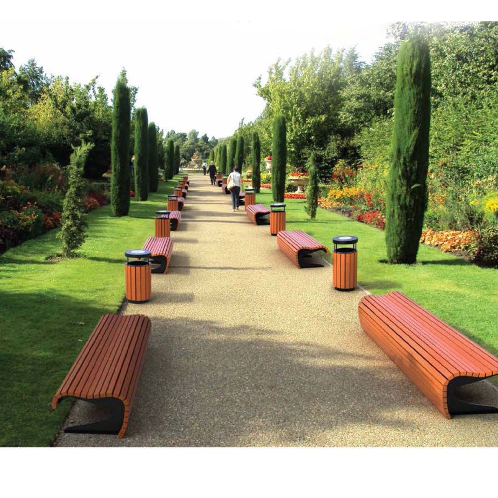 Фото Скамья парковая Волна 4