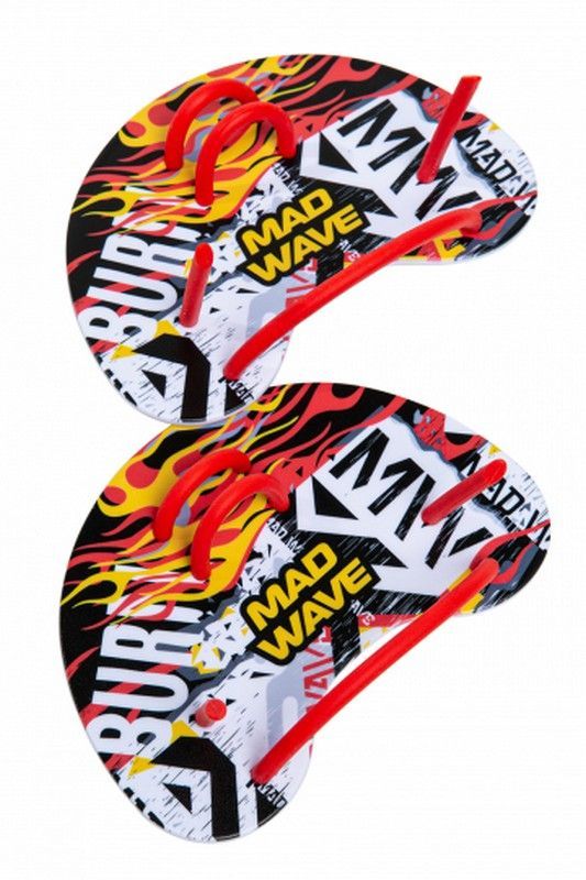 Фотографии Лопатки Mad Wave Paddles Finger Fun M0743 03 0 05W красный