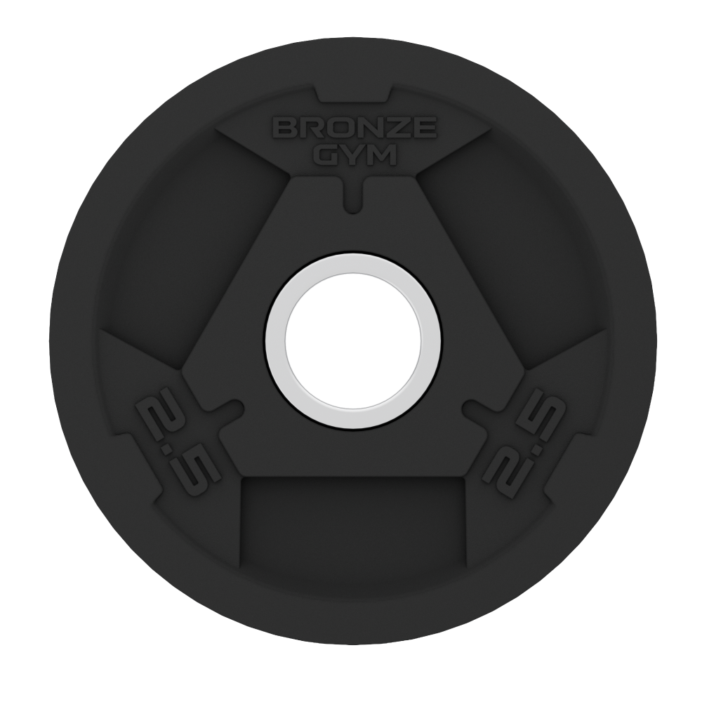 Фото Диск олимпийский BRONZE GYM обрезиненный 2,5 кг