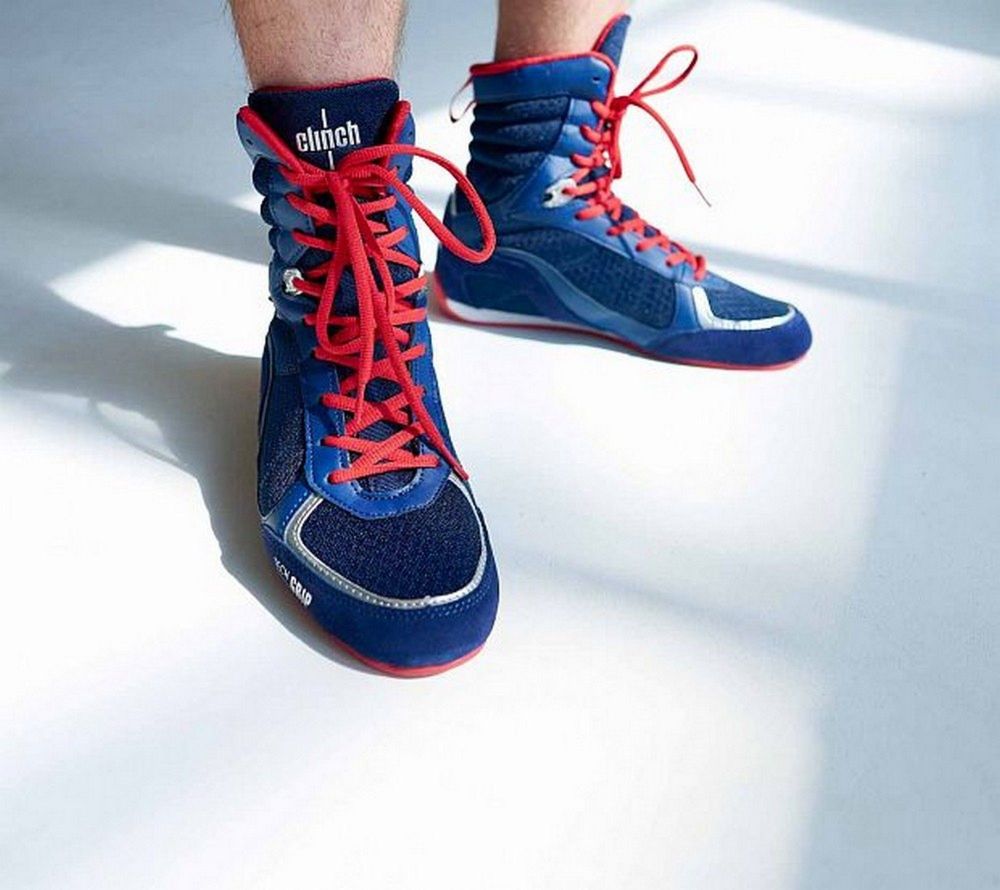 Фотографии Боксерки Clinch Olimp C415 сине-красные