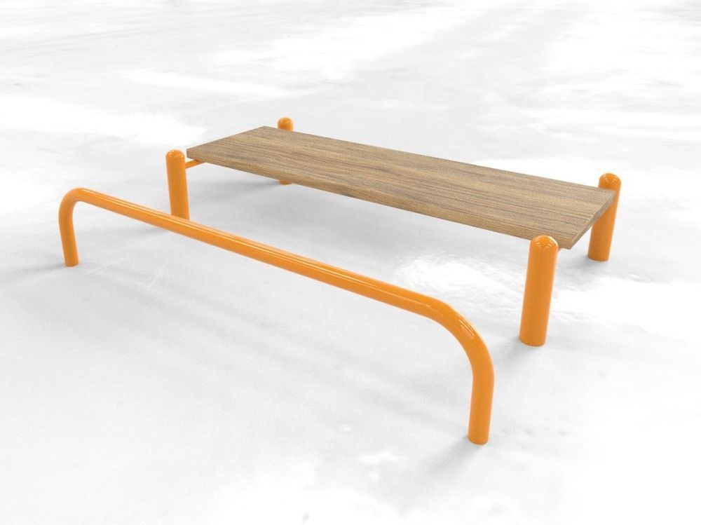 Фотографии Лавочка Воркаут для пресса с упором для ног Pioner A17372