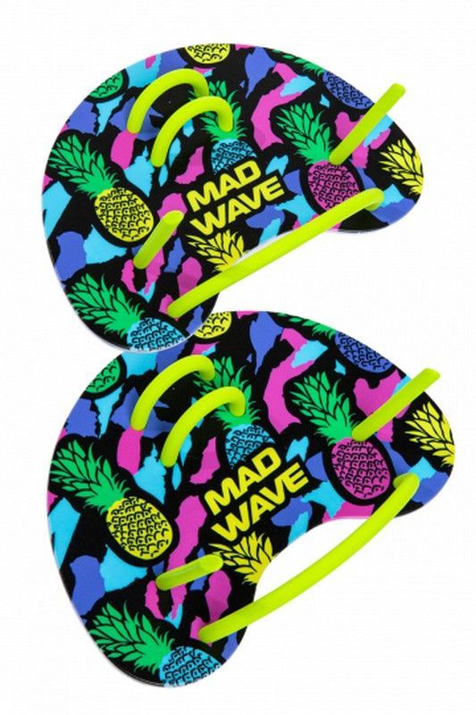 Фотографии Лопатки Mad Wave Paddles Finger Fun M0743 03 0 22W ассорти цветов