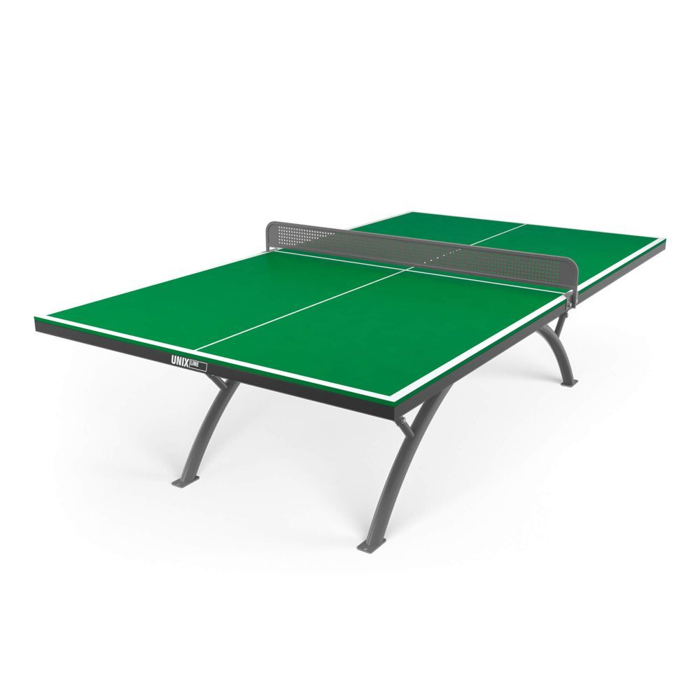 Фото Антивандальный теннисный стол UNIX Line 14 mm SMC (Green/Grey)