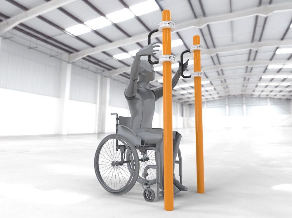 Фотографии Брусья параворкаут для подтягивания на коляске Pioner A11794