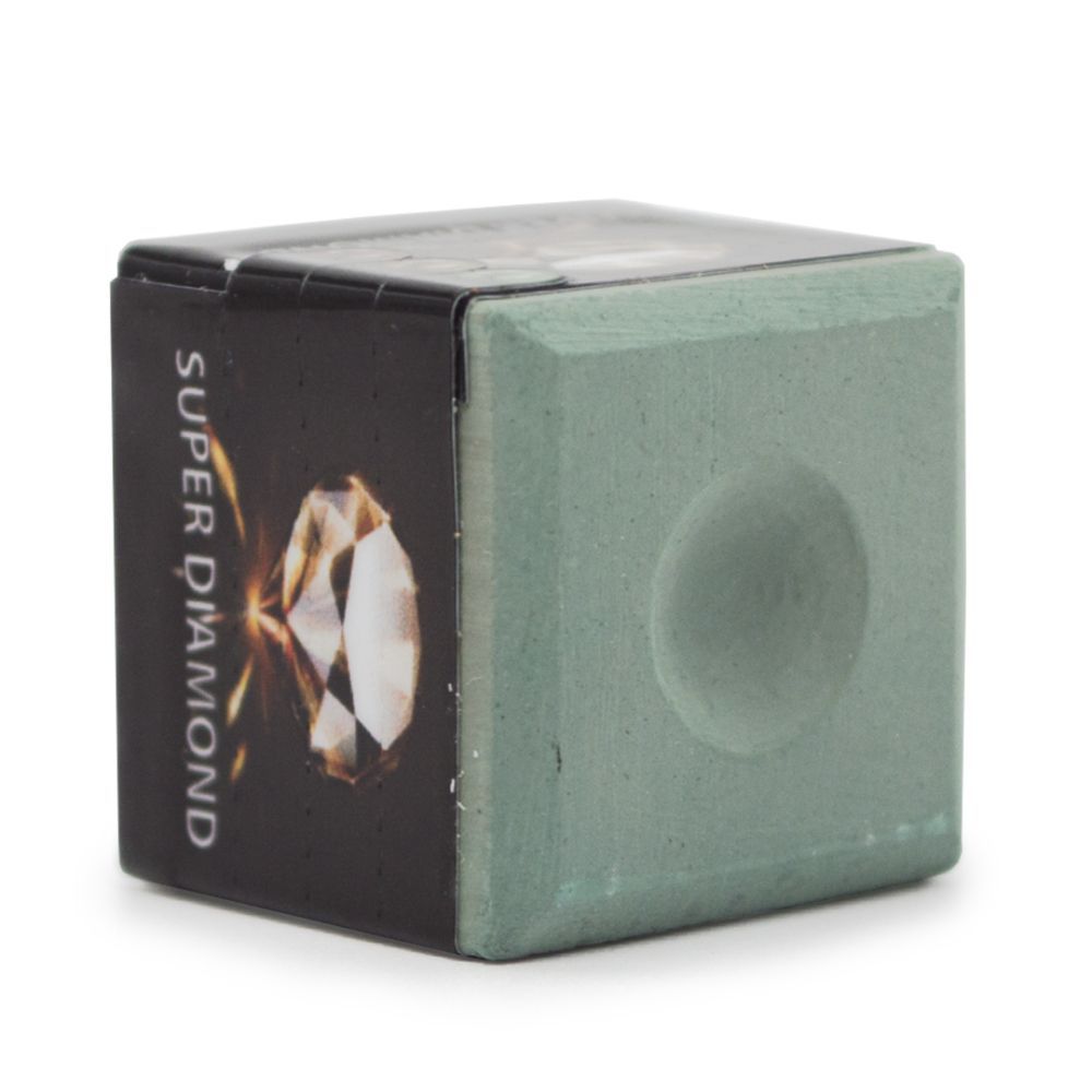 Фотографии Мел "Super Diamond Grey" (зеленый) черная коробка