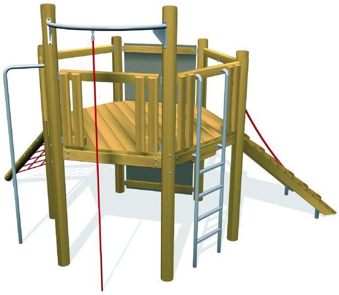 Фото Комплекс для лазания Фламберг