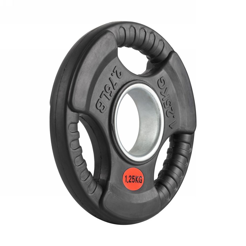 Диск 51 мм. обрезиненный с 3-мя хватами 1,25 кг, VictoryFit VF-S510125