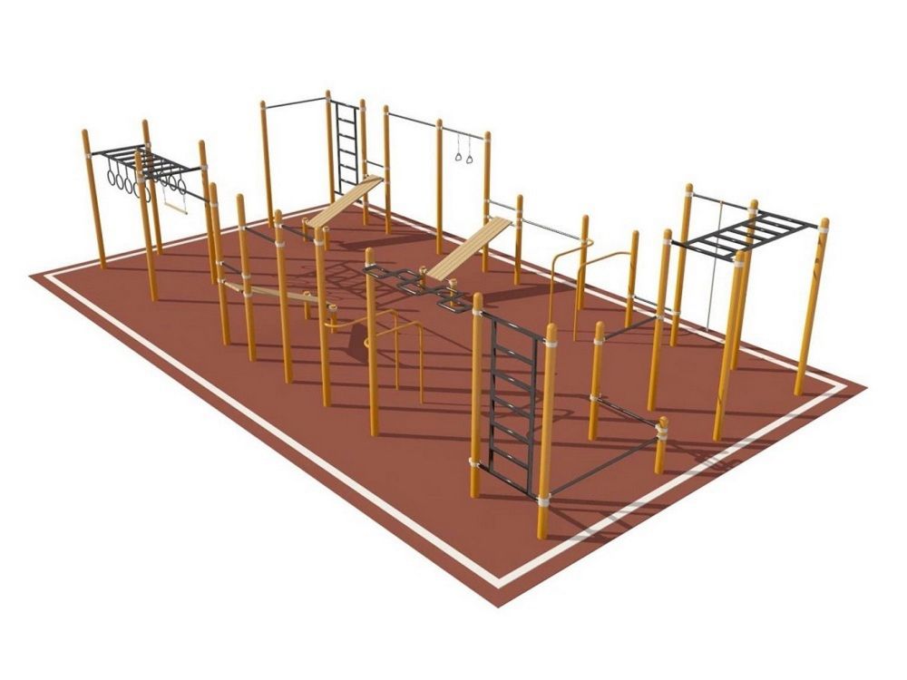 Фото Спортивная площадка для воркаут Pioner A16569