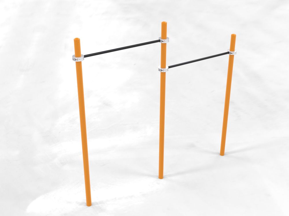 Фотографии Турник уличный двойной для Воркаут Pioner A17261