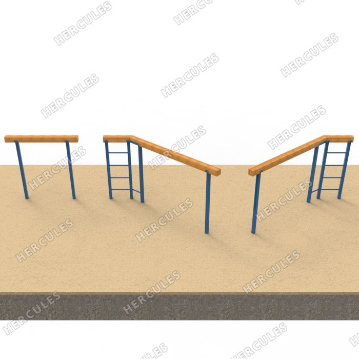 Фотографии Разрушенный мост - элемент полосы препятствий