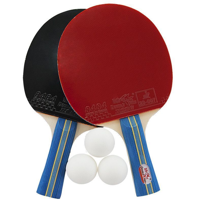 Фото Набор для настольного тенниса (2 ракетки + 3 мяча) Double Fish 236A