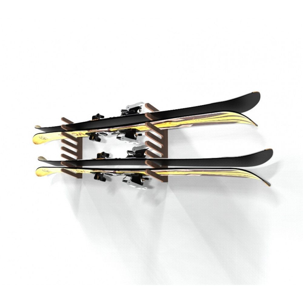 Фото Вешалка Эконом SEF для лыж фрирайда, пристенная 45х80х18см  SEF-7