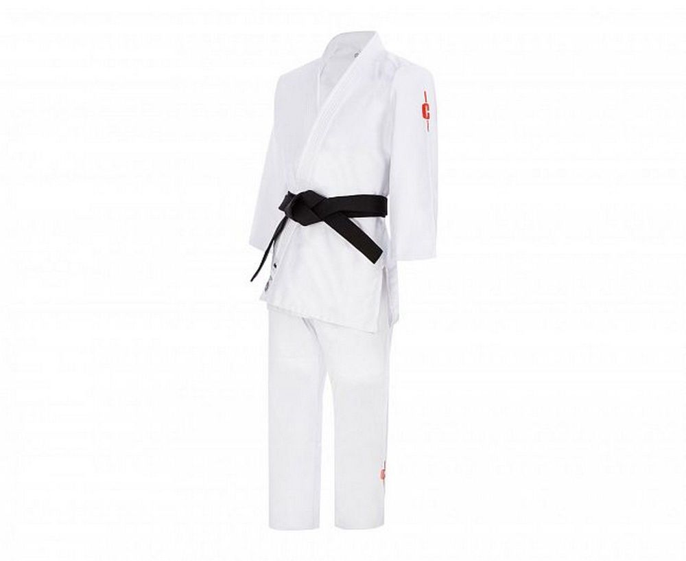 Фотографии Кимоно для дзюдо Clinch Judo Red FDR C555 белый