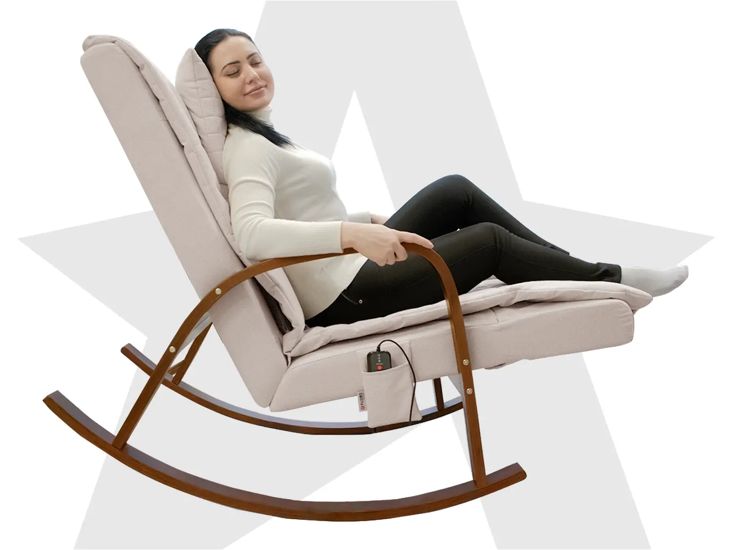 Массажное кресло качалка FUJIMO Time2Chill Ivory (Tailor 2)