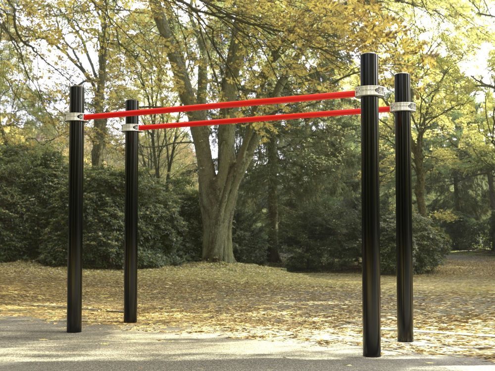 Фотографии Брусья уличныеные Воркаут Pioner A17344