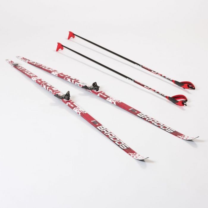 Фото Лыжи Комплект 75 мм STC STEP XT TOUR Red