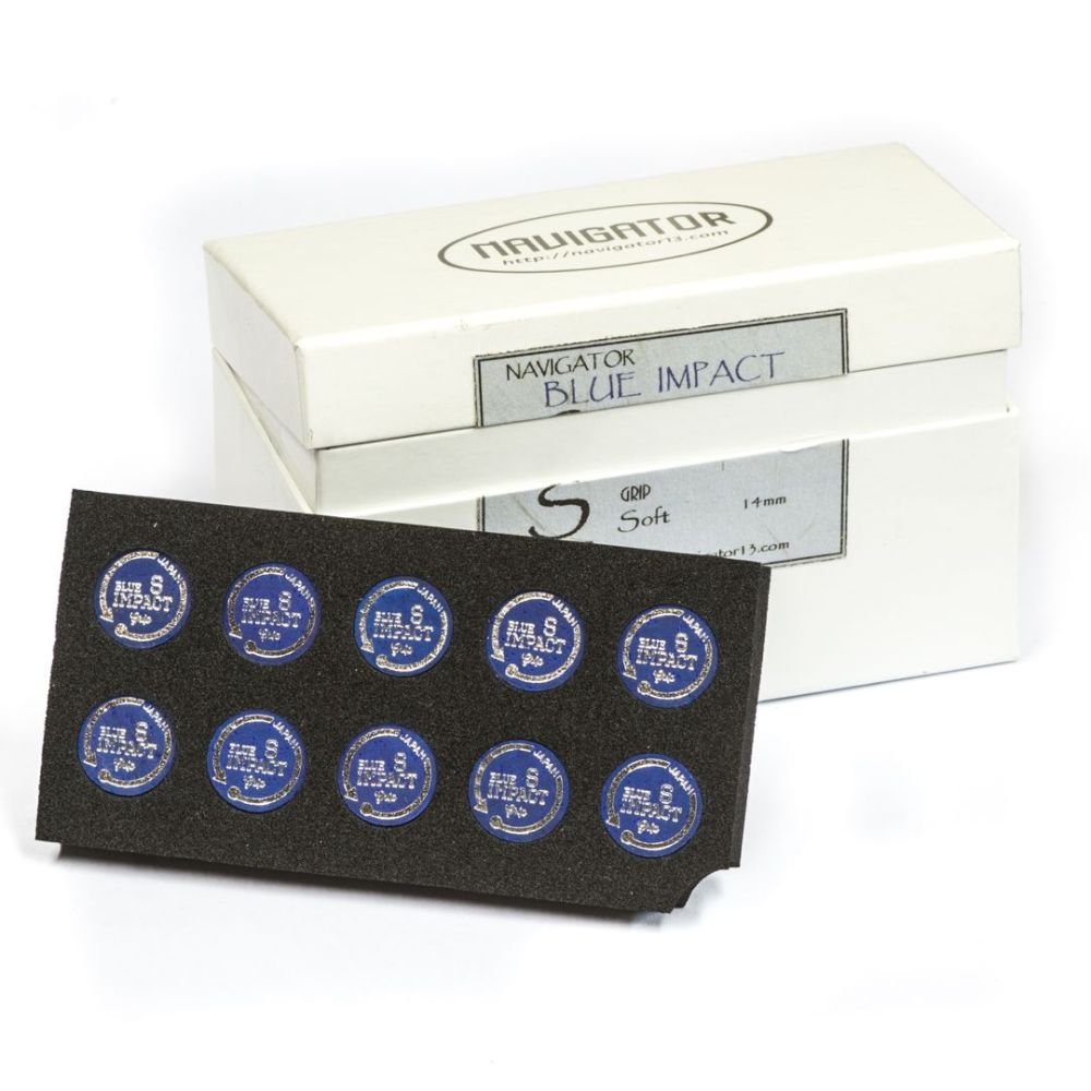Фотографии Наклейка для кия "Navigator Blue Impact" (S) 14мм